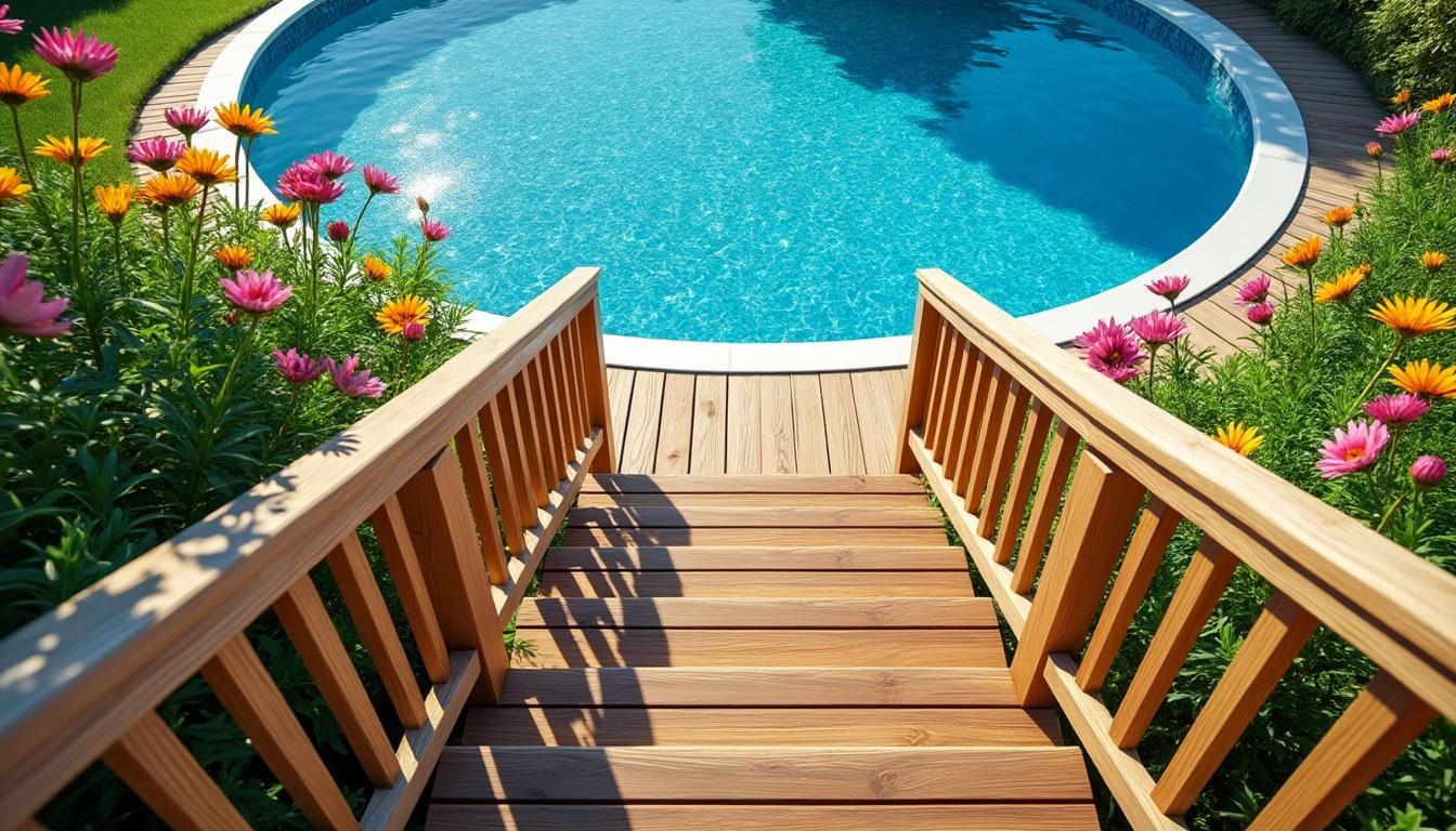 découvrez comment construire facilement un escalier pour votre piscine hors sol. suivez nos étapes simples et conseils pratiques pour des accès sécurisés et confortables à votre piscine cet été !